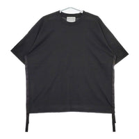 BEARDSLEY サイドテープ オーバーサイズ 半袖Ｔシャツ カットソー ブラック レディース ビアズリー【中古】5-0706S∞