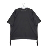 BEARDSLEY サイドテープ オーバーサイズ 半袖Ｔシャツ カットソー ブラック レディース ビアズリー【中古】5-0706S∞