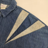 TOGA avon fashions avon fashions 古着 リメイク デニム プルオーバー ワンピース ブルー レディース トーガ【中古】5-0706M∞