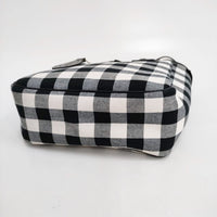 Brady MINI CARRYALL GINGHAM CHECK トートバッグ ブラック ホワイト レディース ブレディ【中古】4-0912G♪