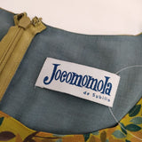 Jocomomola リーフ 葉っぱ 半袖ドレス ワンピース ライトグリーン レディース ホコモモラ【中古】5-0706S∞