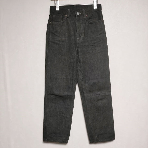 MARGARET HOWELL/EDWIN 578-4142001 ORGANIC COTTON DENIM 定価40700円 デニムパンツ 23AW ブラック レディース マーガレットハウエル/エドウィン【中古】4-1109G∞