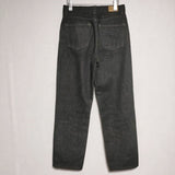 MARGARET HOWELL/EDWIN 578-4142001 ORGANIC COTTON DENIM 定価40700円 デニムパンツ 23AW ブラック レディース マーガレットハウエル/エドウィン【中古】4-1109G∞