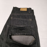 MARGARET HOWELL/EDWIN 578-4142001 ORGANIC COTTON DENIM 定価40700円 デニムパンツ 23AW ブラック レディース マーガレットハウエル/エドウィン【中古】4-1109G∞