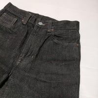 MARGARET HOWELL/EDWIN 578-4142001 ORGANIC COTTON DENIM 定価40700円 デニムパンツ 23AW ブラック レディース マーガレットハウエル/エドウィン【中古】4-1109G∞