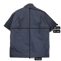 DAIWA LIFESTYLE 新品 SHIRTS JACKET S/S DJ-143 M 定価29150円 ナイロンジャケット 24SS ネイビー ダイワライフスタイル【中古】4-0924M♪