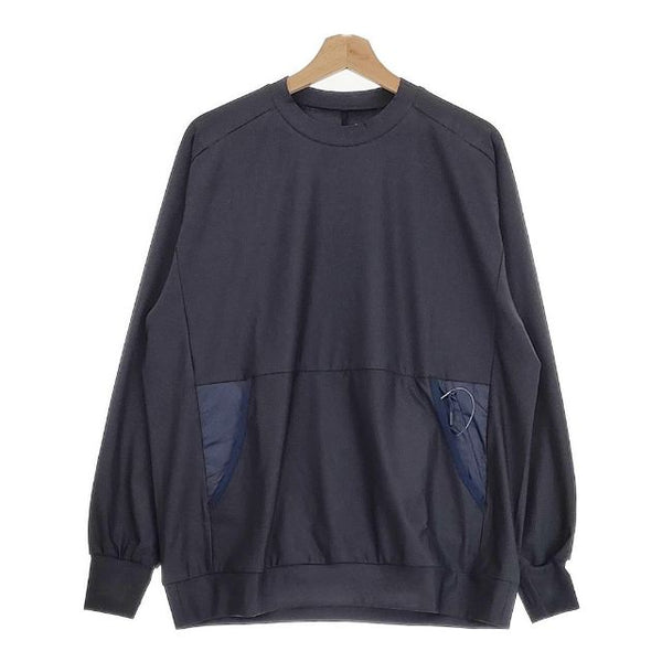 DAIWA LIFESTYLE 新品 L/S SWEAT STRETCH CREW DE-113-7023WEX M 定価17600円 スウェット 23AW ネイビー ダイワライフスタイル【中古】4-0924M♪