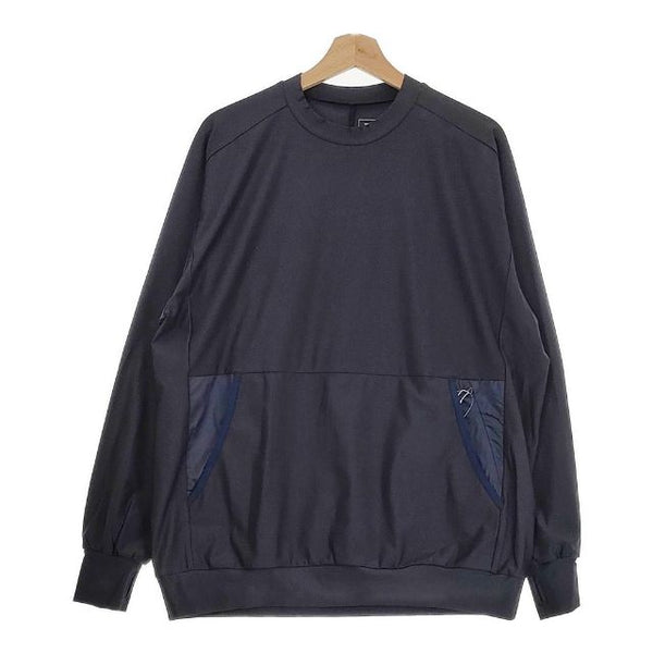 DAIWA LIFESTYLE 新品 L/S SWEAT STRETCH CREW DE-113-7023WEX L 定価17600円 スウェット 23AW ネイビー ダイワライフスタイル【中古】4-0924M♪