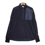 DAIWA LIFESTYLE 新品 BASE LAYER HALFZIP SHIRTS DE-014-5022WEX L 定価19800円 長袖シャツ ネイビー ダイワライフスタイル【中古】4-0924T♪