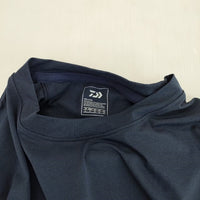 DAIWA LIFESTYLE 新品 BASE LAYER T-SHIRT 24SS L 定価16500円 半袖Ｔシャツ カットソー ネイビー メンズ ダイワライフスタイル【中古】4-0906S♪