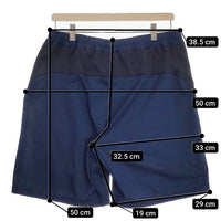 DAIWA LIFESTYLE 新品 SWEAT STRETCH SHORT PANTS M 定価22000円 ショートパンツ ショーツ ネイビー ダイワライフスタイル【中古】4-0906S♪