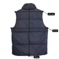 DAIWA LIFESTYLE 新品 PUFF VEST DV-109-2123WEX サイズL 定価36300円 ベスト 23AW ネイビー メンズ ダイワライフスタイル【中古】4-1003T♪