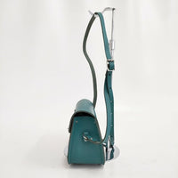 Cambridge Satchel ケンブリッジサッチェル ミニショルダー レザー ポシェット ショルダーバッグ エメラルドグリーン レディース【中古】5-0327G∞