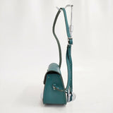 Cambridge Satchel ケンブリッジサッチェル ミニショルダー レザー ポシェット ショルダーバッグ エメラルドグリーン レディース【中古】5-0327G∞
