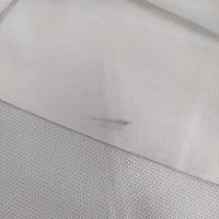 MARGARET HOWELL COTTON LINEN バンドカラー 定価27500円 578-1152004 半袖シャツ ホワイト レディース マーガレットハウエル【中古】5-0706S∞
