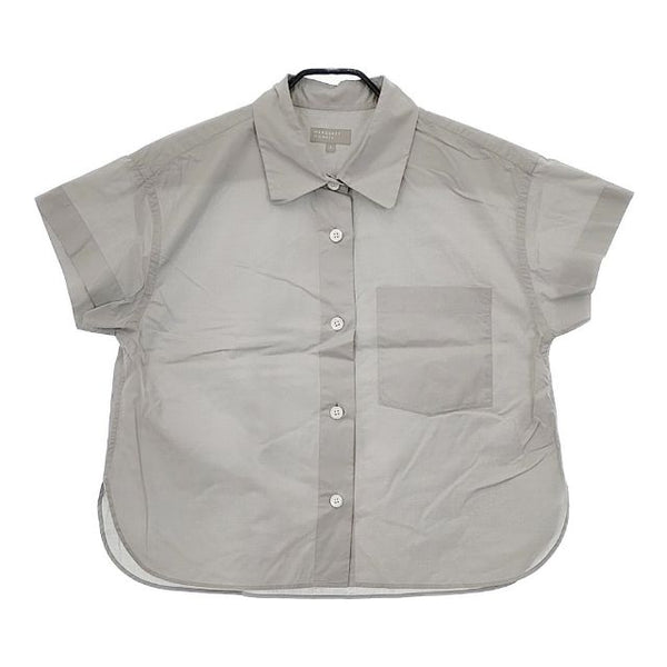 MARGARET HOWELL COTTON POPLIN  578-3152005 ブラウス シャツ 23SS グレー レディース マーガレットハウエル【中古】5-0601S∞
