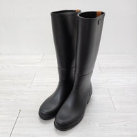 AIGLE MS JULIETTE A 2 レインブーツ ラバーブーツ 長靴 サイズ39 レインシューズ ブラック レディース エーグル【中古】4-1012G◎