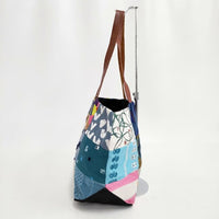 mina perhonen piece bag パッチワーク レザーハンドル ピースバッグ pi0001 ショルダーバッグ マルチカラー レディース ミナペルホネン【中古】5-0327G∞
