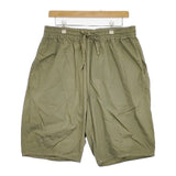 AQUAROCK アクアロック EASY SHORTS 定価18700円 AQ0003 コットン ショートパンツ ハーフパンツ ショーツ 23SS カーキ レディース【中古】5-0706S∞
