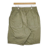 AQUAROCK アクアロック EASY SHORTS 定価18700円 AQ0003 コットン ショートパンツ ハーフパンツ ショーツ 23SS カーキ レディース【中古】5-0706S∞