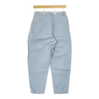 mina perhonen farm ground rs4266 コットンリネン パンツ ライトブルー レディース ミナペルホネン【中古】4-1223M∞