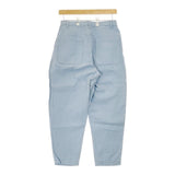 mina perhonen farm ground rs4266 コットンリネン パンツ ライトブルー レディース ミナペルホネン【中古】4-1223M∞
