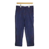 R&D.M.Co- コットンリネンパンツ サイズS デニム パンツ ネイビー レディース オールドマンズテーラー【中古】5-0321M△