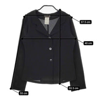 agnes b. ポリエステルジャケット 00003984 ジャケット ブラック レディース アニエスベー【中古】5-0321M△