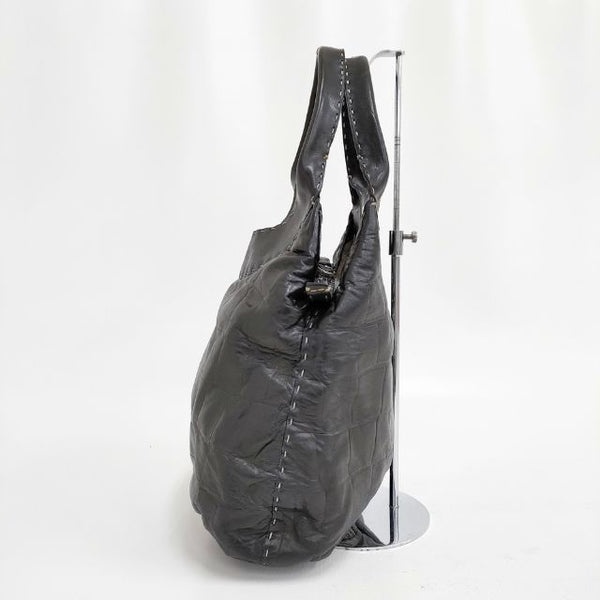 HENRY BEGUELIN レザー 型押し 革 オミノ刺繍 トートバッグ