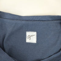 grin 8214C-029 製品加工 コットン ドッキング ワンピース ブルー レディース グリン【中古】4-1223M∞