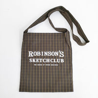 R&D.M.Co- ROBINSON'S チェック ショルダーバッグ ブラウン レディース オールドマンズテーラー【中古】5-0327G∞