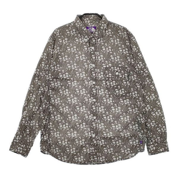 THE NORTH FACE PURPLE LABEL NT3311N フィールドロングスリーブシャツ 長袖シャツ グレー レディース ザノースフェイスパープルレーベル【中古】5-0428M∞