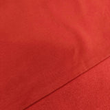 hatra カットソー素材 裾ジップ 半袖 ワンピース レッド レディース ハトラ【中古】5-0614S∞