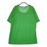 MARINA RINALDI イタリア製 半袖 ワンピース オーバーサイズカットソー XL チュニック ライトグリーン レディース マリナリナルディ【中古】5-0621S∞