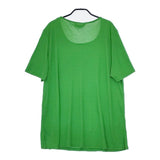 MARINA RINALDI イタリア製 半袖 ワンピース オーバーサイズカットソー XL チュニック ライトグリーン レディース マリナリナルディ【中古】5-0621S∞