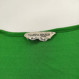 MARINA RINALDI イタリア製 半袖 ワンピース オーバーサイズカットソー XL チュニック ライトグリーン レディース マリナリナルディ【中古】5-0621S∞