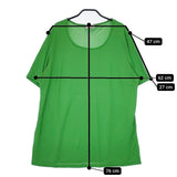 MARINA RINALDI イタリア製 半袖 ワンピース オーバーサイズカットソー XL チュニック ライトグリーン レディース マリナリナルディ【中古】5-0621S∞