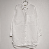 MARGARET HOWELL 578-1253012 PLAIN COMPACT COTTON コットン 長袖 ブラウス シャツ 21AW ホワイト レディース マーガレットハウエル【中古】4-1102M∞