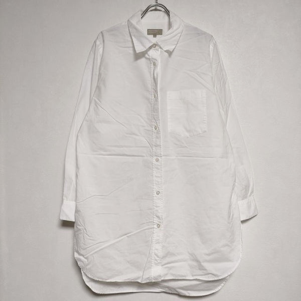 MARGARET HOWELL 578-1253012 PLAIN COMPACT COTTON コットン 長袖 ブラウス シャツ 21AW ホワイト レディース マーガレットハウエル【中古】4-1102M∞