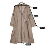 nest Robe リネン カシュクール 麻 01133-1186 ワンピース ブラウン レディース ネストローブ【中古】5-0428M∞