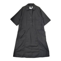 MHL. TEXTURED COTTON DRESS 595-2157503 半袖 コットンドレス ワンピース 22SS ブラック レディース エムエイチエル【中古】5-0621S∞