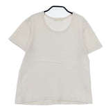 うなぎの寝床/yohaku S コットン 30 半袖Ｔシャツ カットソー ホワイト レディース うなぎの寝床/ヨハク【中古】5-0621S∞