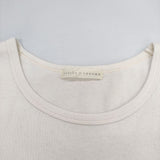 うなぎの寝床/yohaku S コットン 30 半袖Ｔシャツ カットソー ホワイト レディース うなぎの寝床/ヨハク【中古】5-0621S∞