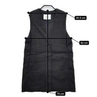 SLOBE IENA リネンジレ 定価15400円 ロング ベスト 22SS ブラック レディース スローブイエナ【中古】5-0428M∞