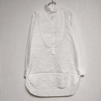 YINDIGO A M インディゴエーエム ACHIVE SHIRTS 蝶矢シャツ ピンタック プルオーバー ブラウス シャツ ホワイト レディース【中古】4-1102M∞