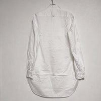 YINDIGO A M インディゴエーエム ACHIVE SHIRTS 蝶矢シャツ ピンタック プルオーバー ブラウス シャツ ホワイト レディース【中古】4-1102M∞