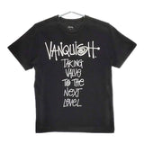STUSSY VANQUISH ヴァンキッシュ 半袖Ｔシャツ カットソー ブラック メンズ ステューシー【中古】5-0501S∞