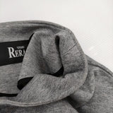 THE RERACS 20FW-RECS-266L-J ノーカラージップコート サイズ38 サイドスリット コート グレー レディース ザリラクス【中古】5-0223M♪