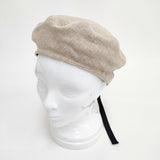 La Maison de Lyllis リネン フリーサイズ ベレー帽 ベージュ レディース メゾンドリリス【中古】5-0615M◎