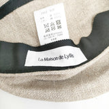 La Maison de Lyllis リネン フリーサイズ ベレー帽 ベージュ レディース メゾンドリリス【中古】5-0615M◎